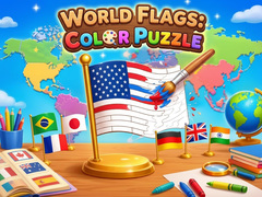                                                                     World Flags: Color Puzzle ﺔﺒﻌﻟ