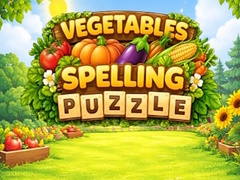                                                                    Vegetable Spelling Puzzle ﺔﺒﻌﻟ