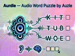                                                                     Aurdle — Audio Word Puzzle by Auzle ﺔﺒﻌﻟ