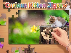                                                                     Curious Kitten Jigsaw ﺔﺒﻌﻟ