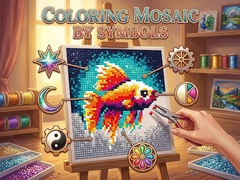                                                                     Coloring Mosaic by Symbols ﺔﺒﻌﻟ