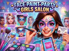                                                                     Face Paint Party Girls Salon ﺔﺒﻌﻟ