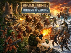                                                                     Ancient Armies vs Modern Weapons ﺔﺒﻌﻟ