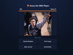                                                                     Guess The NBA Player ﺔﺒﻌﻟ