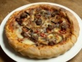                                                                     Deep pan mushroom, cheese pizza ﺔﺒﻌﻟ