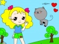                                                                     Girl and Cat ﺔﺒﻌﻟ