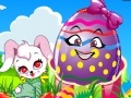                                                                     Easter Bunny and Colorful Eggs ﺔﺒﻌﻟ