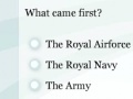                                                                     The British Military Quiz! ﺔﺒﻌﻟ